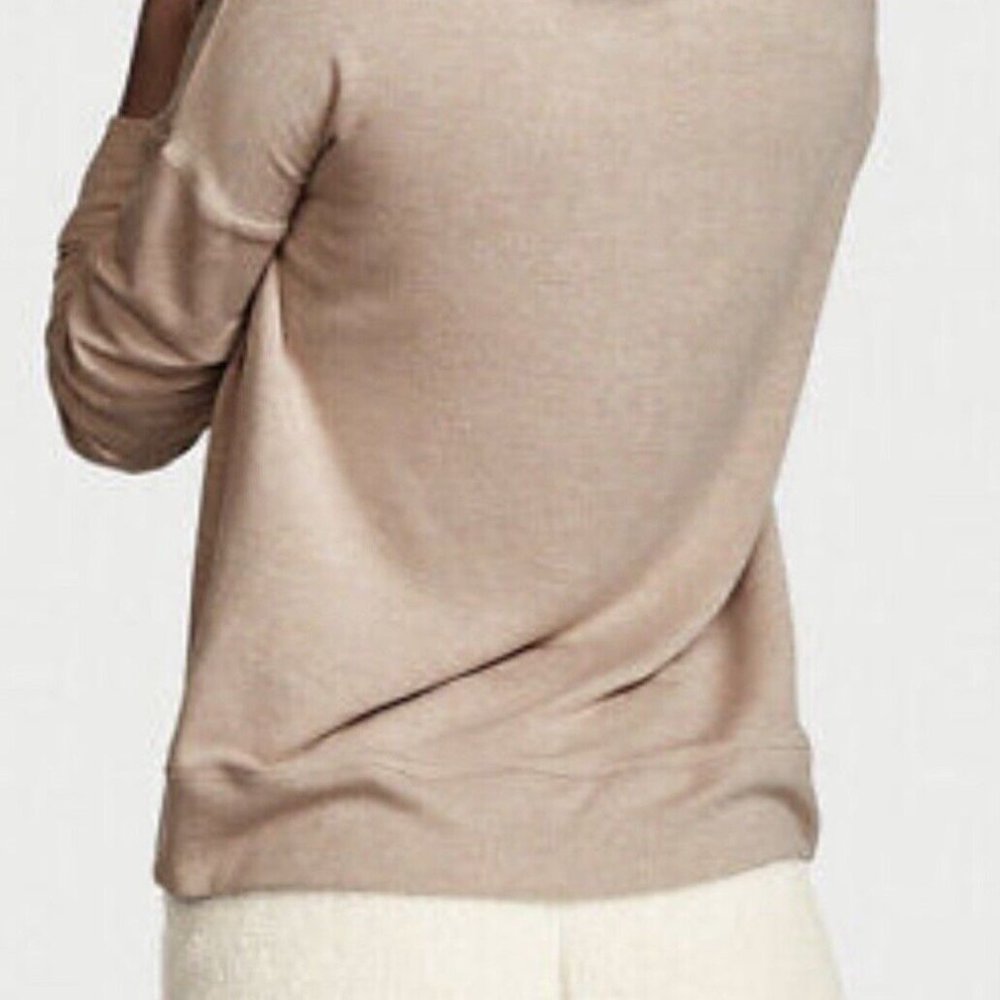 NEW Victoria's Secret Modal Terry Hoodie Beige Small - Picture 2 of 15